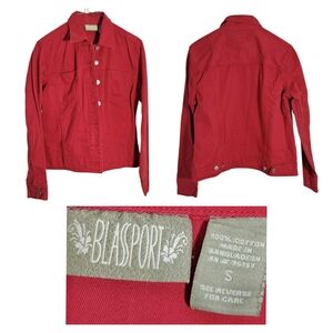 Blasport Red Jean Jacket